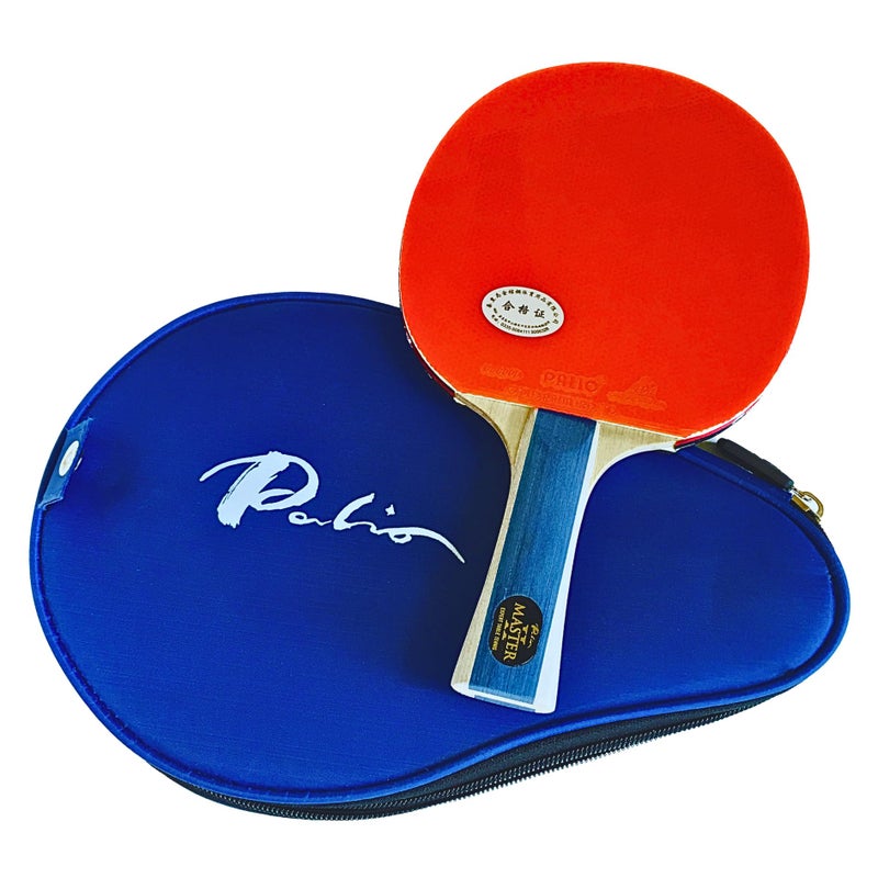 Expert Table Tennis Palio Master 2.0 Table Tennis Racket & Case | ITTF-Approved Intermediate Ping Pong Paddle | Allround Spin, Speed and Control - Image 1